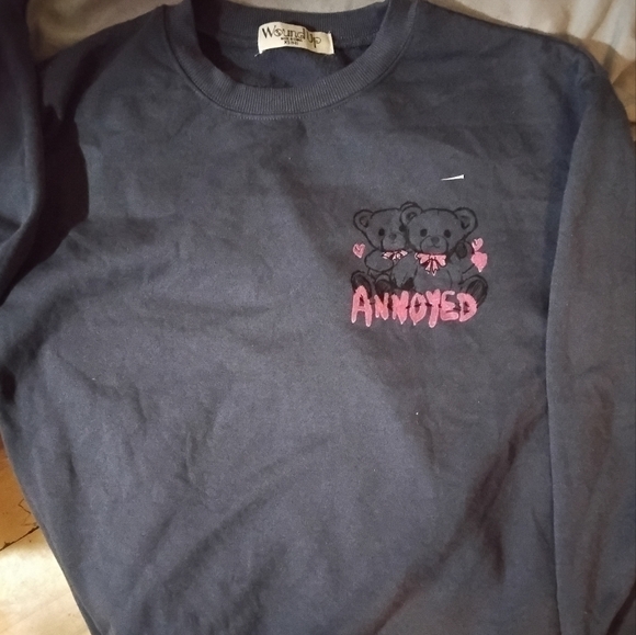 COPY - Wound Up - 'Annoyed' Graffic Sweater - Picture 2 of 4